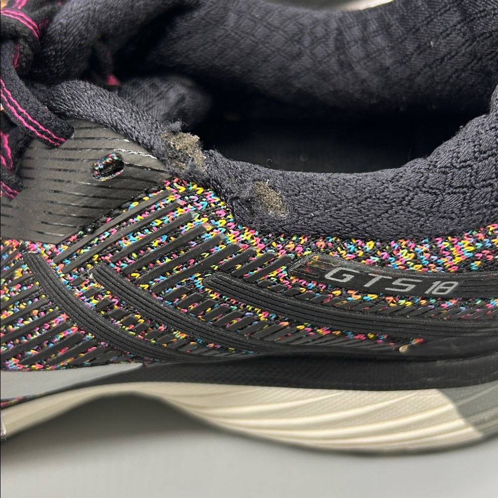 Brooks Adrenaline GTS 18 Women’s Size 11 Confetti 1202681B687 Running Shoes - Picture 10 of 12